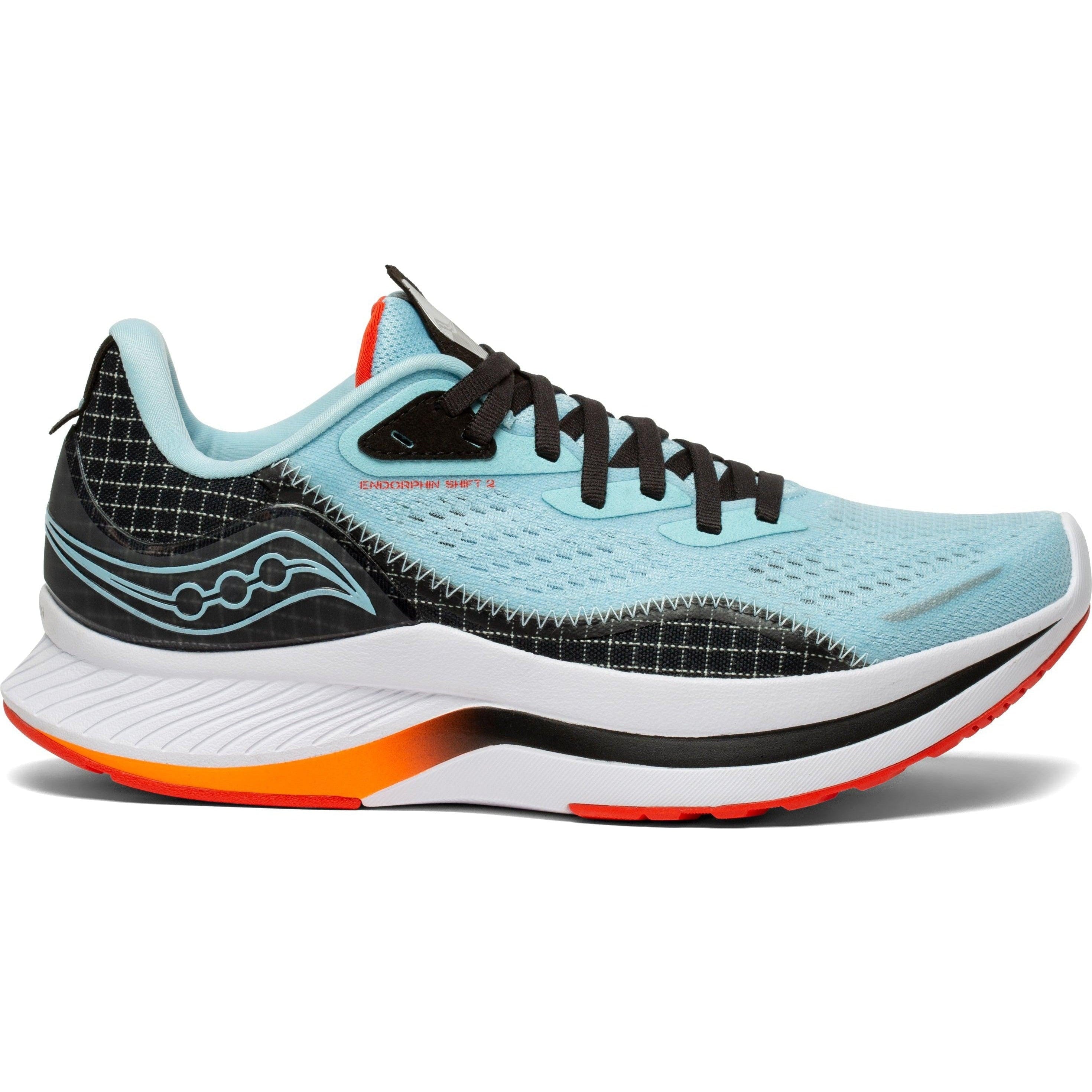 Women's Saucony Endorphin Shift 2, Powder/Scarlet, 9.5 B Medium