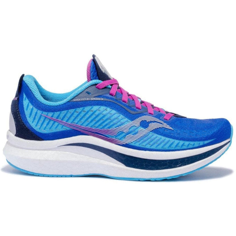 Women's Saucony Endorphin Speed 2, Royal/Blaze, 6 B Medium