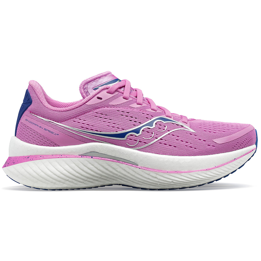 Women's Saucony Endorphin Speed 3, Grape/Indigo, 10 B Medium