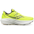 Women's Saucony Triumph 20, Citron/Black, 11 B Medium