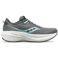 Women's Saucony Triumph 21, Gravel/Black, 9.5 B Medium