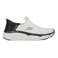 Women's Skechers Max Cushioning Elite-Smooth Transition, White/Black, 7.5 B Medium