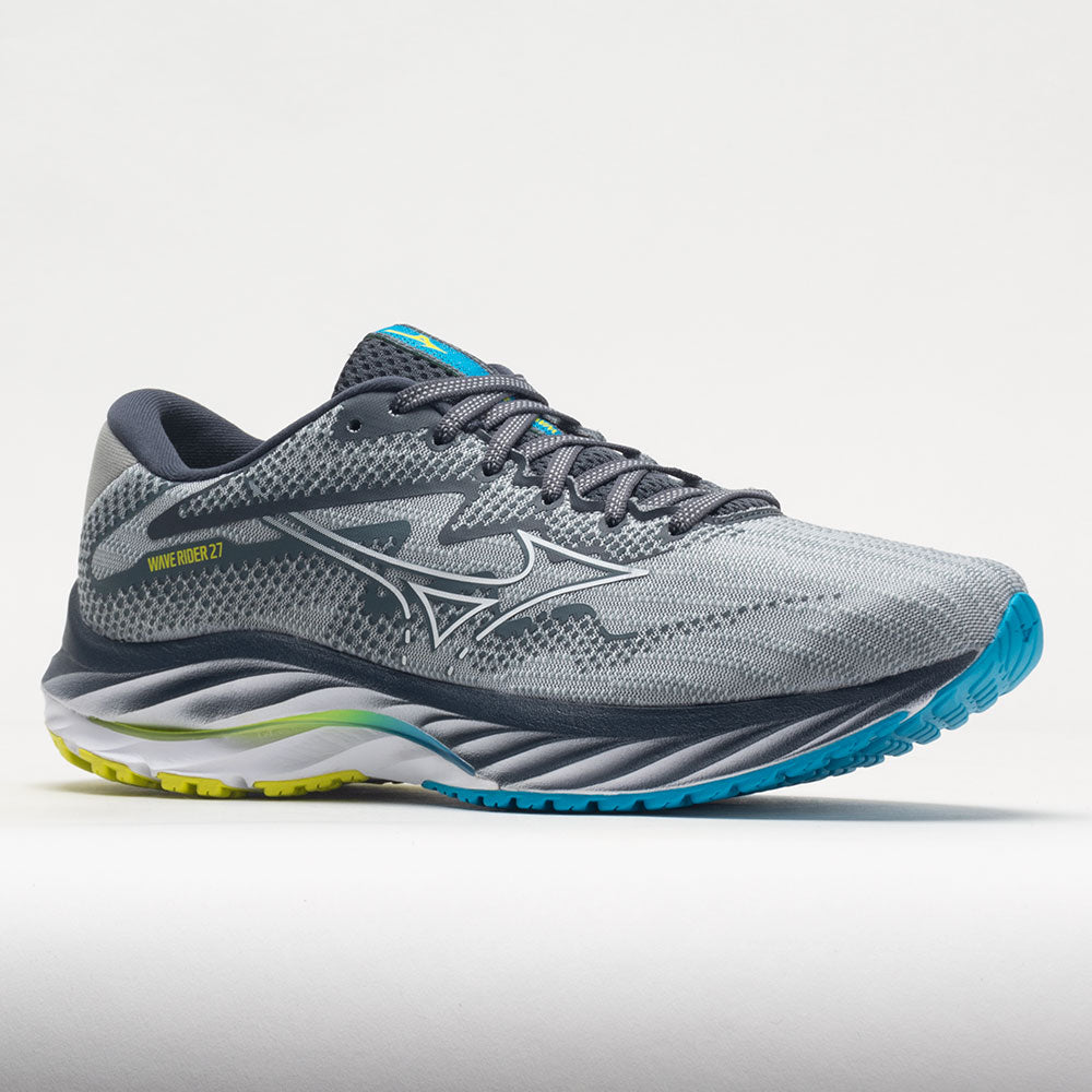 Mizuno Wave Rider 27 Mesh Men's  Pearl Blue/White