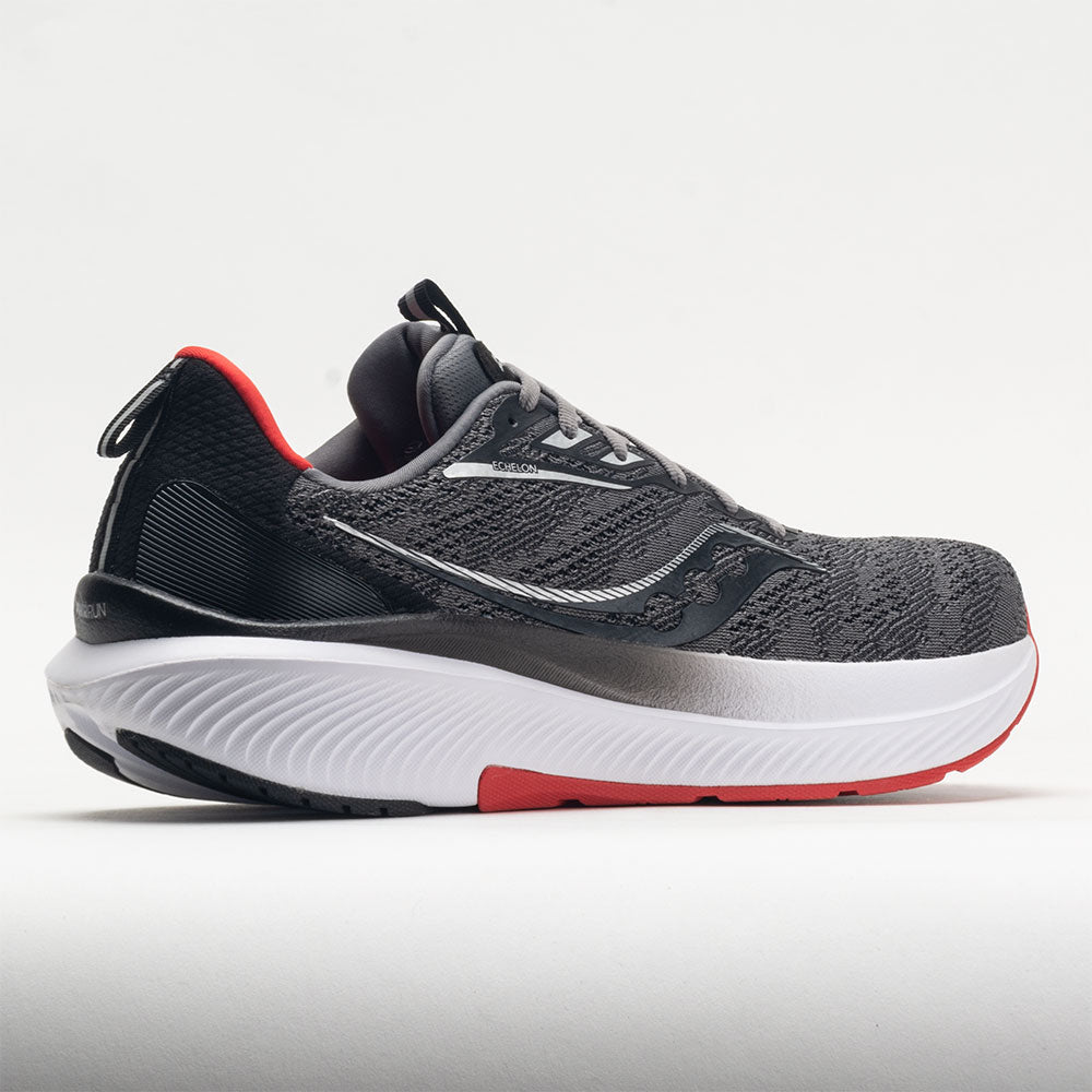 Saucony Echelon 9 Men's  Charcoal/Red Sky