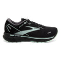 Women's Brooks Ghost 14 GTX, Black/Blackened Pearl/Aquaglass, 8 B Medium