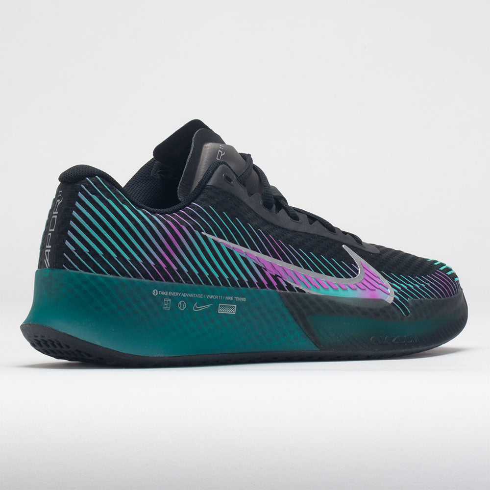 Nike Zoom Vapor 11 Premium Men's  Black/Multi-Color/Deep Jungle