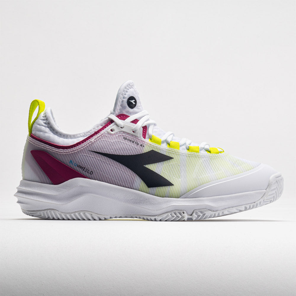 Diadora Speed Blushield Fly 4+ Clay Women's  White/Black/Vivacious