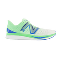 Men's New Balance FuelCell SuperComp Pacer, White/Vibrant Spring Glo, 10.5 D Medium