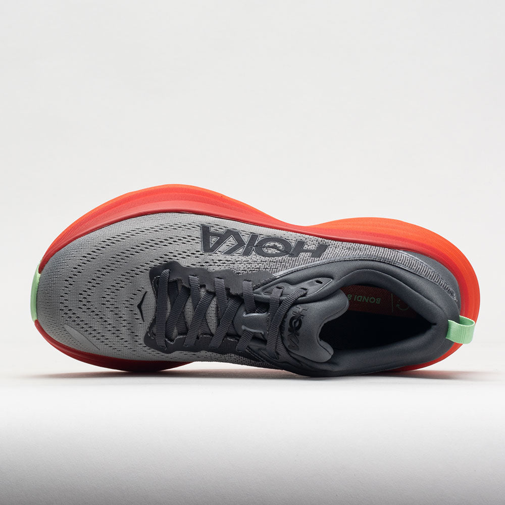 HOKA Bondi 8 Men's  Castlerock/Flame