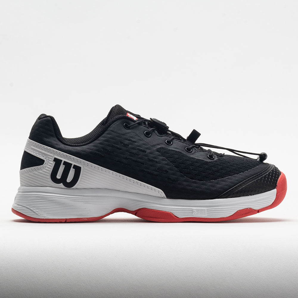 Wilson Rush Pro 4.0 Junior  Quick Lace Black/White/Poppy Red