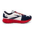 Women's Brooks Trace 2, Red/White/Navy, 8 B Medium