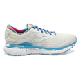 Women's Brooks Trace 2, White/Gray/Alaskan Blue, 7.5 B Medium