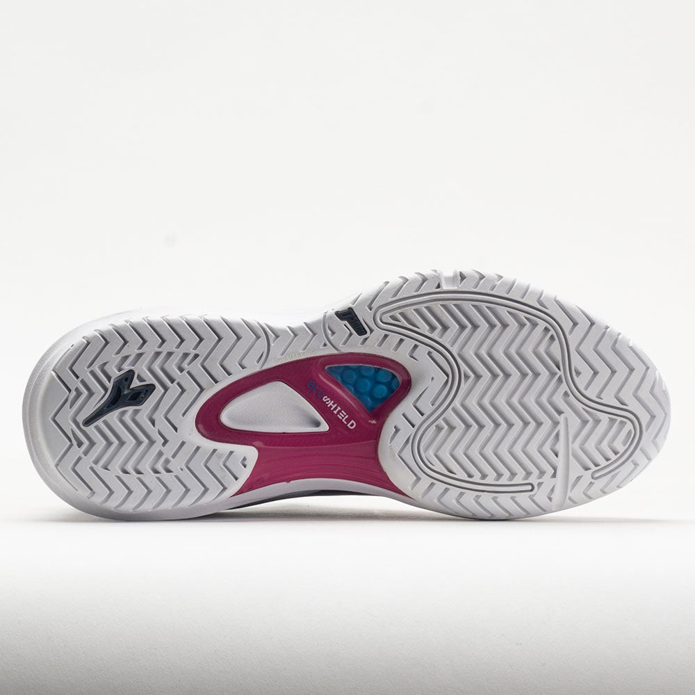 Diadora Speed Blushield Fly 4+ AG Women's  White/Blueprint/Pink Yellow