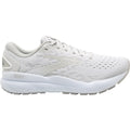 Women's Brooks Ghost 16, White/White/Grey, 10.5 B Medium